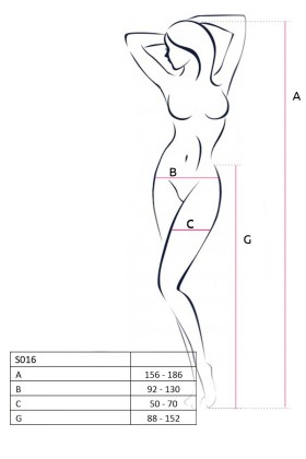 Ouvert Strumpfhose S016 Weiß von Passion Erotic Line kaufen | Fesselliebe