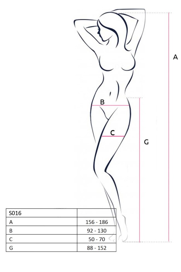 Ouvert Strumpfhose S016 Weiß von Passion Erotic Line kaufen | Fesselliebe