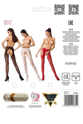 Ouvert Strumpfhose S017 Rot von Passion Erotic Line kaufen | Fesselliebe
