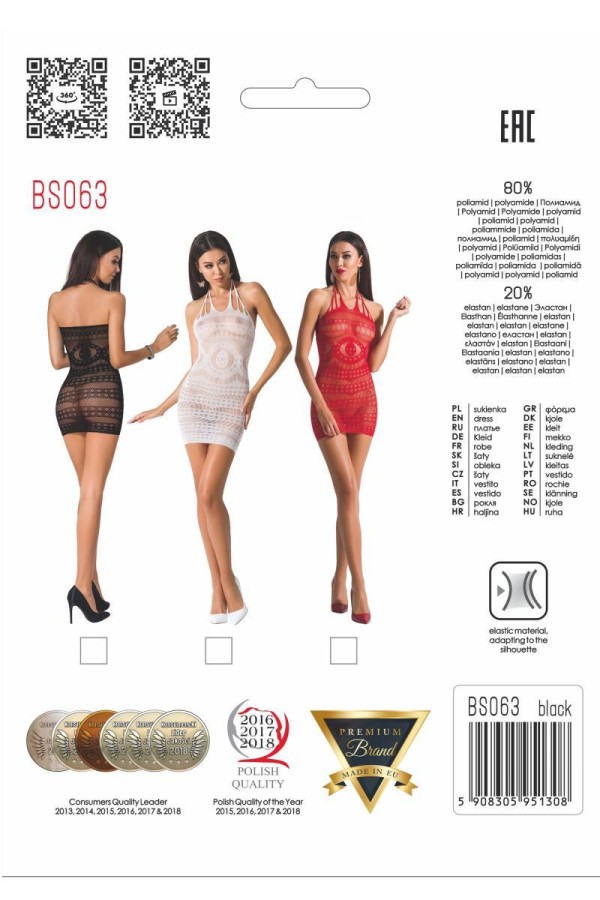 Schwarzes Minikleid Bs063 von Passion Erotic Line kaufen | Fesselliebe