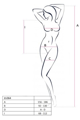 Schwarzer Ouvert Body Bs064 von Passion Erotic Line kaufen | Fesselliebe