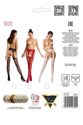 Ouvert Strumpfhose S020 Weiß von Passion Erotic Line kaufen | Fesselliebe