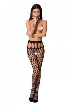 Ouvert Strumpfhose S021 Schwarz von Passion Erotic Line kaufen | Fesselliebe