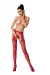 Ouvert Strumpfhose S024 Rot von Passion Erotic Line