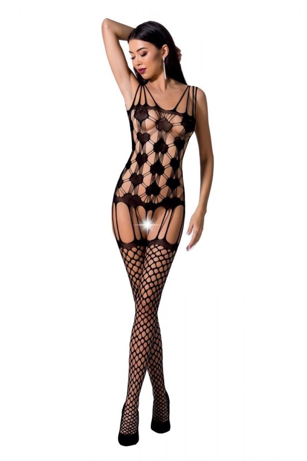 Schwarzer Ouvert Bodystocking Bs067 von Passion kaufen | Fesselliebe