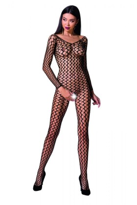 Schwarzer Ouvert Bodystocking Bs068 von Passion kaufen | Fesselliebe