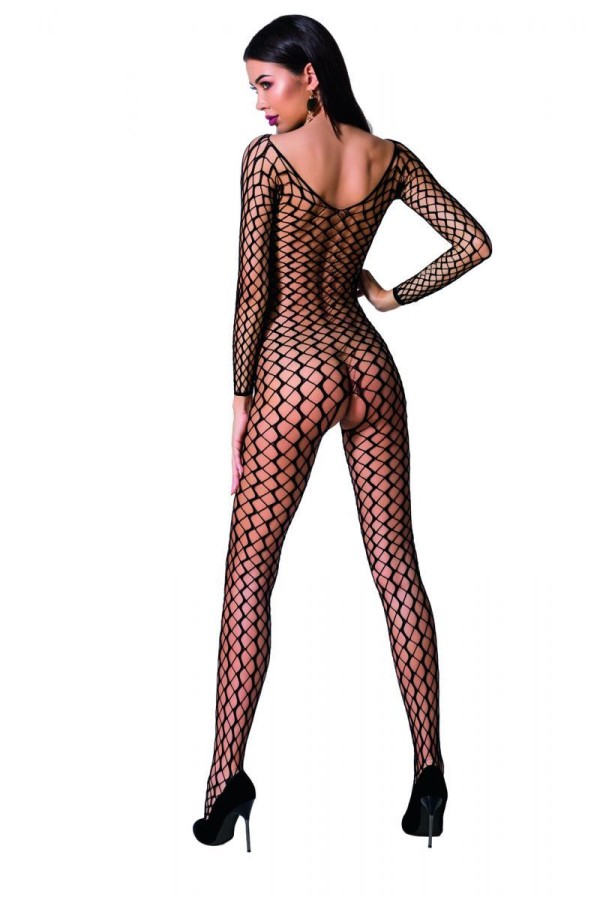 Schwarzer Ouvert Bodystocking Bs068 von Passion kaufen | Fesselliebe