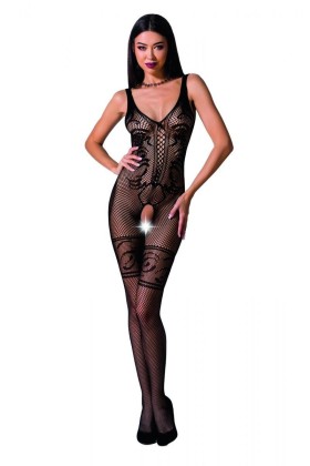 Schwarzer Ouvert Bodystocking Bs069 von Passion kaufen | Fesselliebe