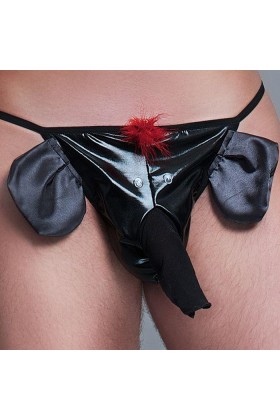 Scherzstring Elefant Mc/9028 in Schwarz Für Männer von Andalea Dessous kaufen | Fesselliebe