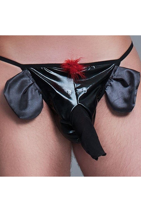 Scherzstring Elefant Mc/9028 in Schwarz Für Männer von Andalea Dessous kaufen | Fesselliebe
