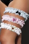 Blaues Strumpfband M/1063 Iga von Andalea Dessous kaufen - Fesselliebe