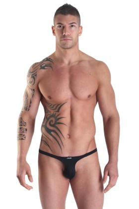 Schwarzer Männer Ministring 99-09 von Look Me kaufen | Fesselliebe