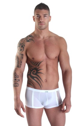 Weiße Herren Mini-Pant Visible Man von Look Me kaufen | Fesselliebe