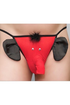 Scherzstring Elefant Mc/9029 in Rot Für Männer von Andalea Dessous kaufen | Fesselliebe