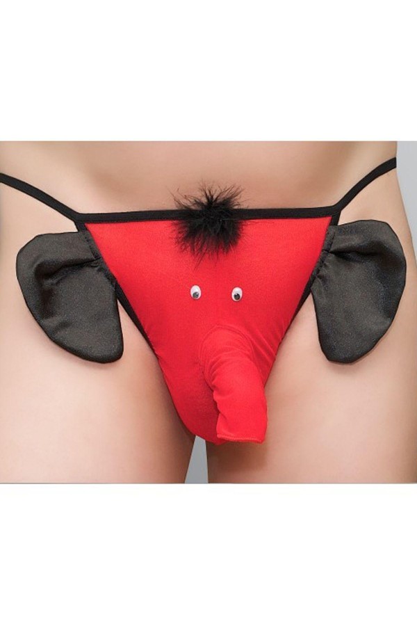 Scherzstring Elefant Mc/9029 in Rot Für Männer von Andalea Dessous kaufen | Fesselliebe