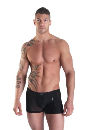 Schwarzer Herren Boxer Open Heart von Look Me kaufen | Fesselliebe