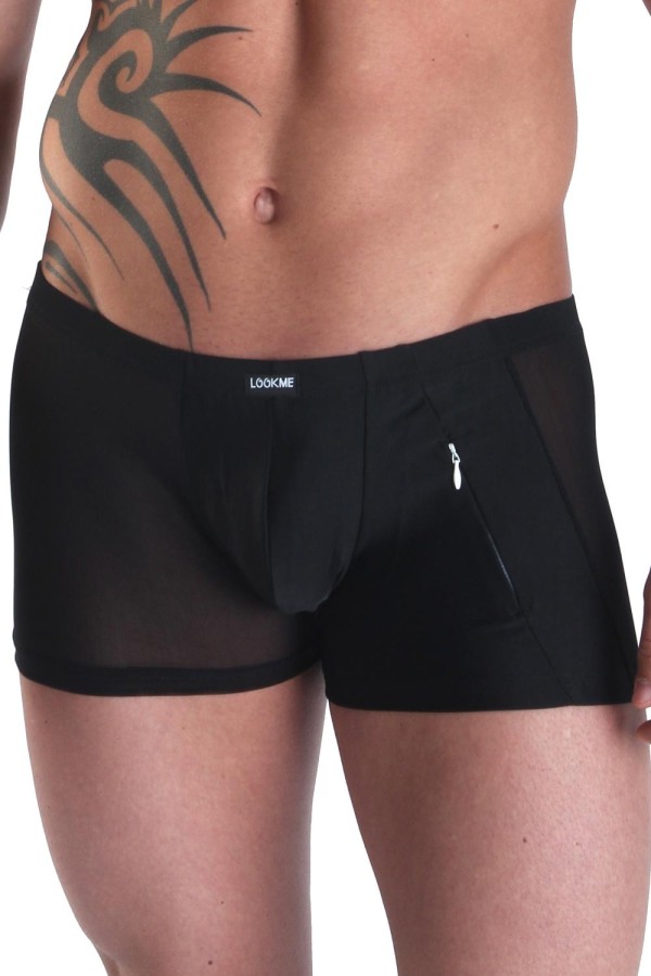 Schwarzer Herren Boxer Open Heart von Look Me kaufen | Fesselliebe