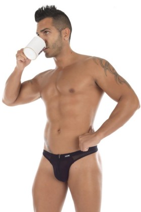 Schwarzer Herren String Wiz von Look Me kaufen | Fesselliebe