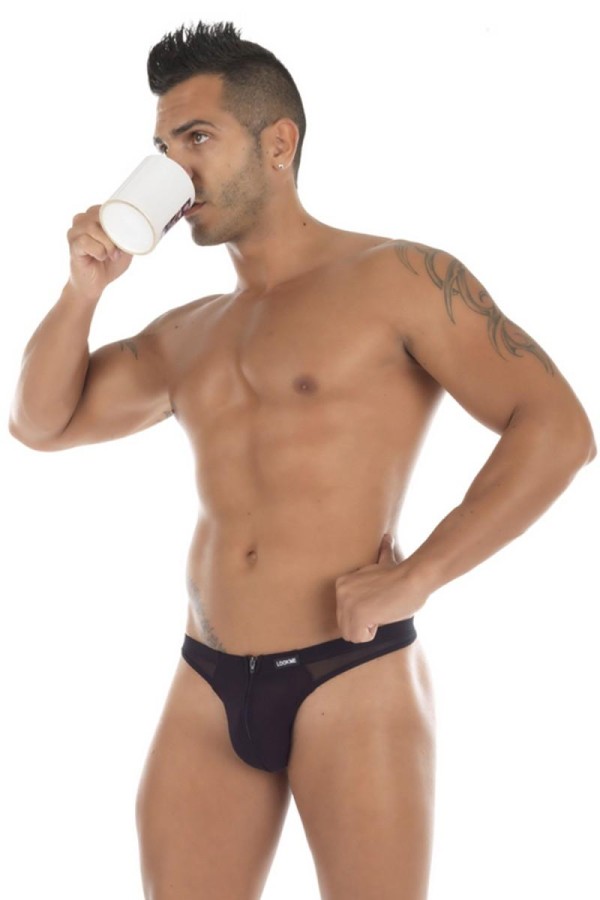 Schwarzer Herren String Wiz von Look Me kaufen | Fesselliebe