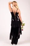 Schwarzes Langes Kleid M/1023 von Andalea Dessous kaufen - Fesselliebe