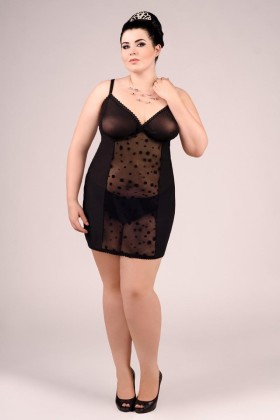Schwarzes Chemise E/2001 von Andalea Dessous kaufen | Fesselliebe