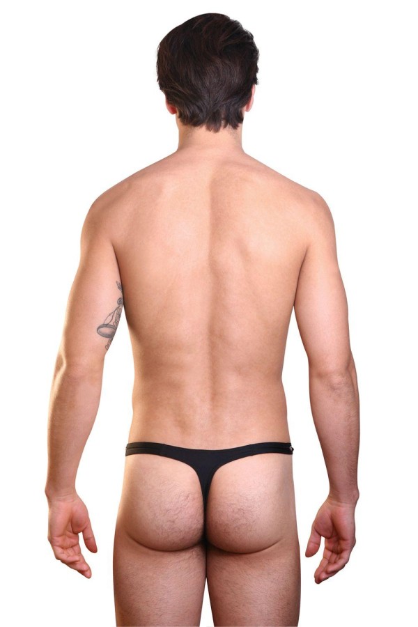Schwarzer Männer String Open Spirit von Look Me kaufen | Fesselliebe