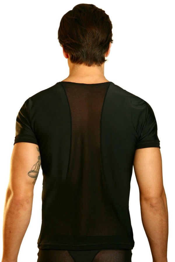 Schwarzes Herren T-Shirt Open Spirit von Look Me kaufen | Fesselliebe