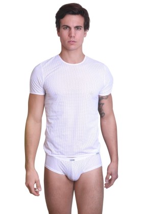 Weißes T-Shirt The Shadow von Look Me kaufen | Fesselliebe
