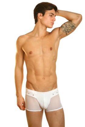 Weißer Herren Boxer Open Spirit von Look Me kaufen | Fesselliebe