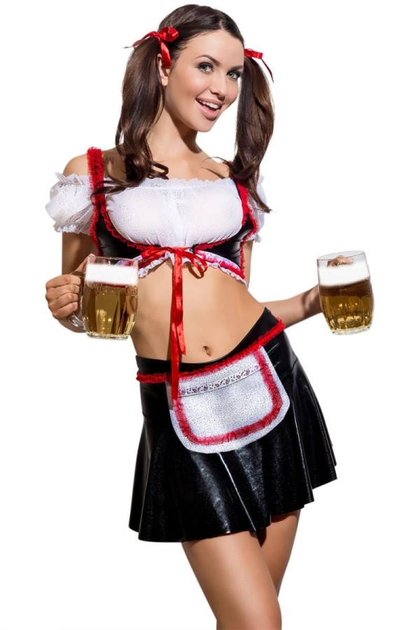 5teiliges Outfit Waitress Heidi von Hamana Dessous kaufen | Fesselliebe