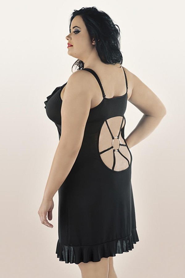 Schwarzes Chemise C/4009 von Andalea kaufen | Fesselliebe