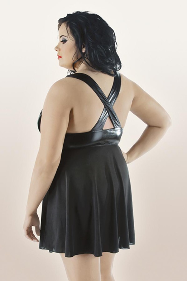 Schwarzes Babydoll C/4015 von Andalea kaufen | Fesselliebe