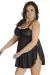 Schwarzes Babydoll C/4007 von Andalea