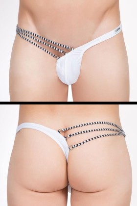 Weißer Herren String Alliance von Look Me kaufen | Fesselliebe