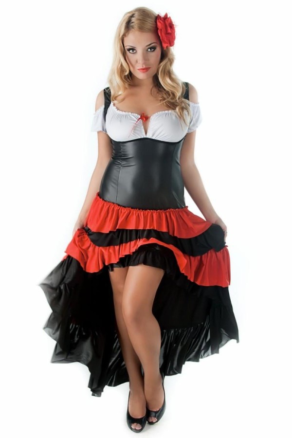 Langes Kleid Sw/101 Andalea Sexy Work Kollektion kaufen | Fesselliebe