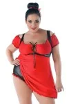 Rotes Chemise Sw/110 Andalea Sexy Work Kollektion kaufen - Fesselliebe