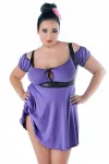 Violettes Chemise Sw/111 Andalea Sexy Work Kollektion kaufen - Fesselliebe