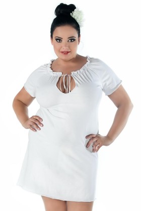 Weißes Chemise Sw/116 Andalea Sexy Work Kollektion kaufen | Fesselliebe