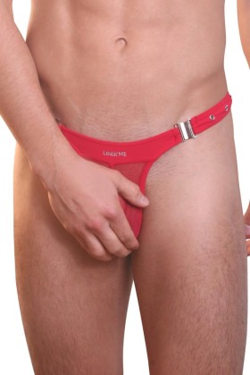 Roter Männer String Open Spirit 32-57 von Look Me kaufen | Fesselliebe