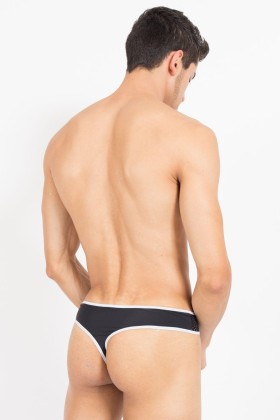 Schwarz/Weißer Männer String Mixing 43-57 von Look Me kaufen | Fesselliebe