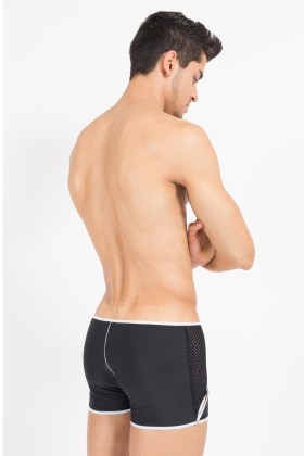 Schwarz/Weißer Herren-Boxer Mixing 43-67 von Look Me kaufen | Fesselliebe