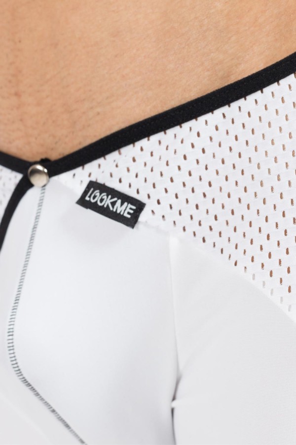 Weiß/Schwarzer Herren-Boxer Mixing 43-67 von Look Me kaufen | Fesselliebe