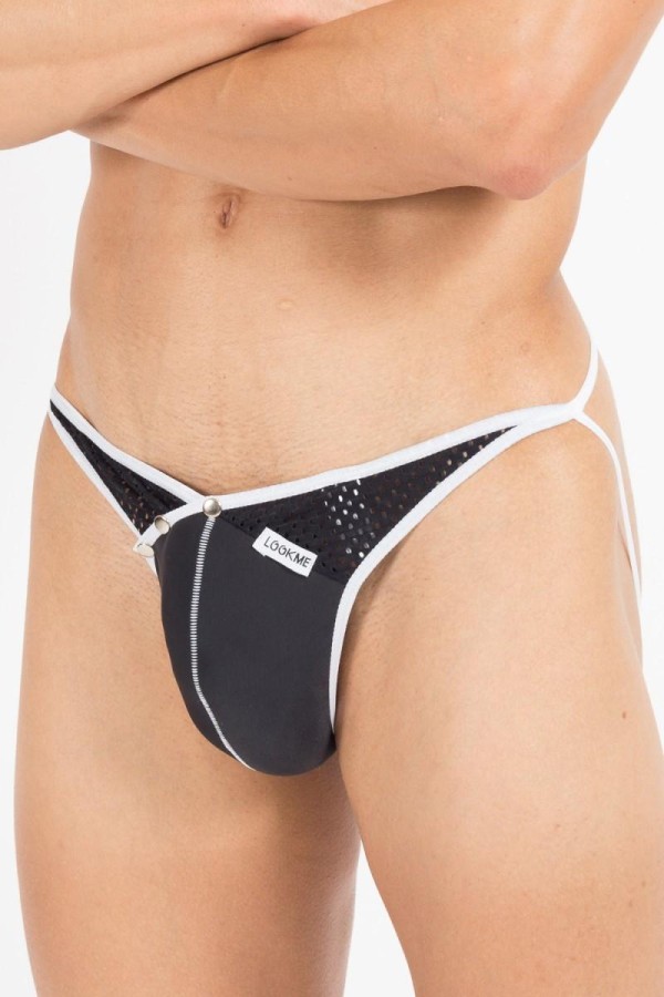 Schwarz/Weißer Jock Mixing 43-27 von Look Me kaufen | Fesselliebe