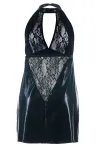 Schwarzes Wetlook Chemise Sb/1001 Sexy Base Kollektion von Andalea kaufen - Fesselliebe