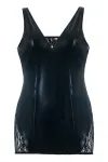 Schwarzes Wetlook Chemise Sb/1002 Sexy Base Kollektion von Andalea kaufen - Fesselliebe