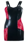 Schwarz/Rotes Wetlook Chemise Sb/1006 Sexy Base Kollektion von Andalea kaufen - Fesselliebe