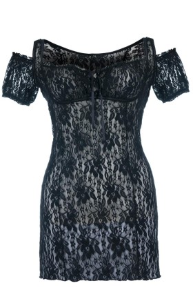 Schwarzes Chemise Sb/1007 Sexy Base Kollektion By Andalea kaufen | Fesselliebe
