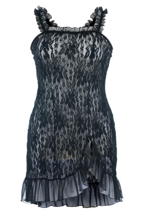 Schwarzes Chemise Sb/1009 Sexy Base Kollektion By Andalea kaufen | Fesselliebe