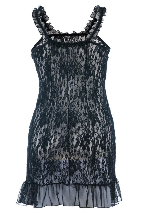 Schwarzes Chemise Sb/1009 Sexy Base Kollektion By Andalea kaufen | Fesselliebe