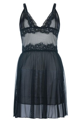 Schwarzes Chemise Sb/1010 Sexy Base Kollektion By Andalea kaufen | Fesselliebe